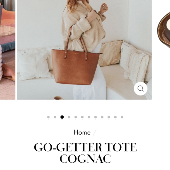 Poppy peonies go getter tote - Picture 8 of 9